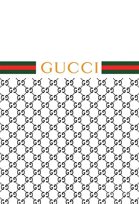 gucci white patterns
